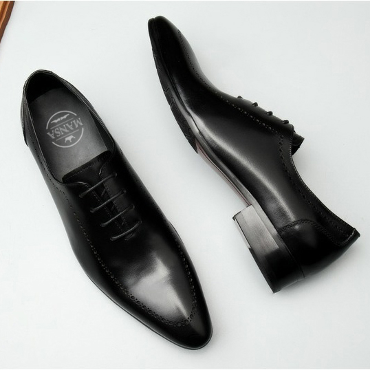 Giày tây nam Oxford đục lỗ cách điệu M120