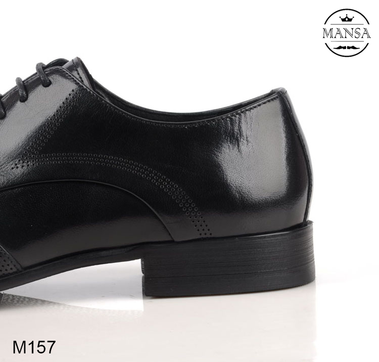 Giày da nam cao cấp Derby Wingtip M157