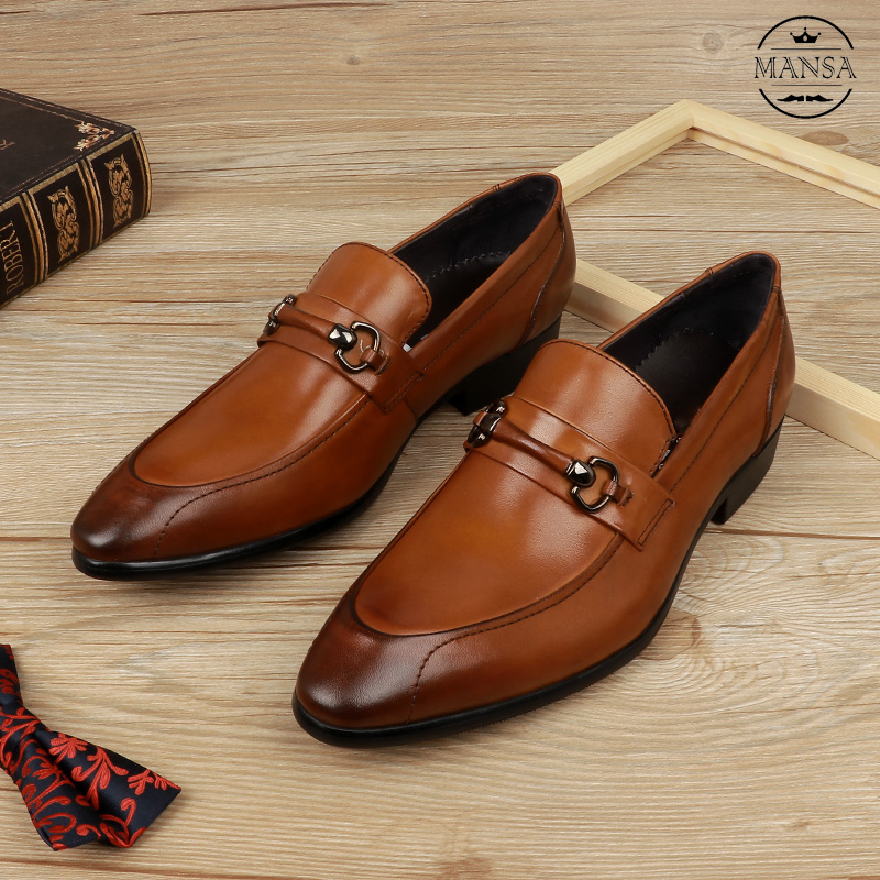 Giày lười nam da bò cao cấp M205V