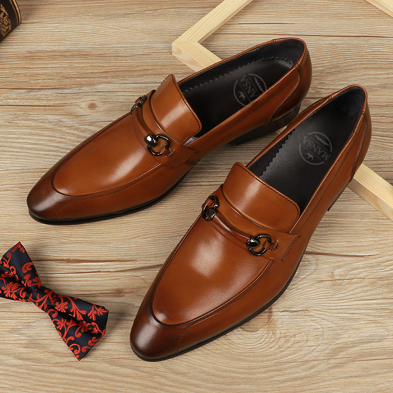 Giày lười nam da bò cao cấp M205V