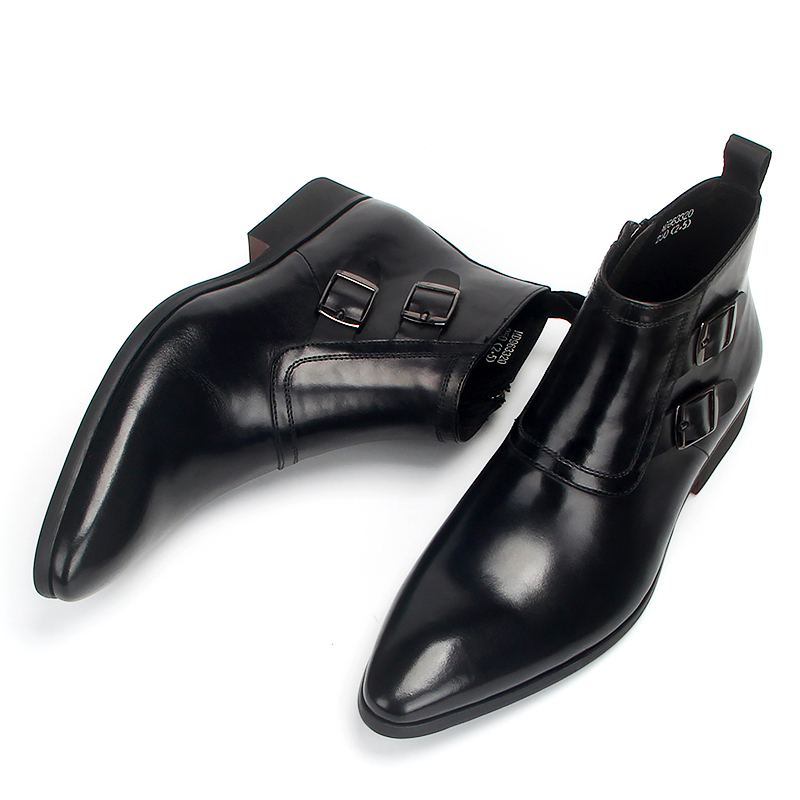 Boots nam cao cổ khóa kéo sành điệu M401