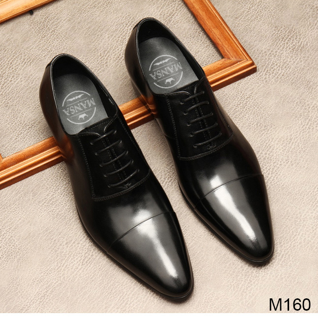 Giày tây đen nam oxford cao cấp M159