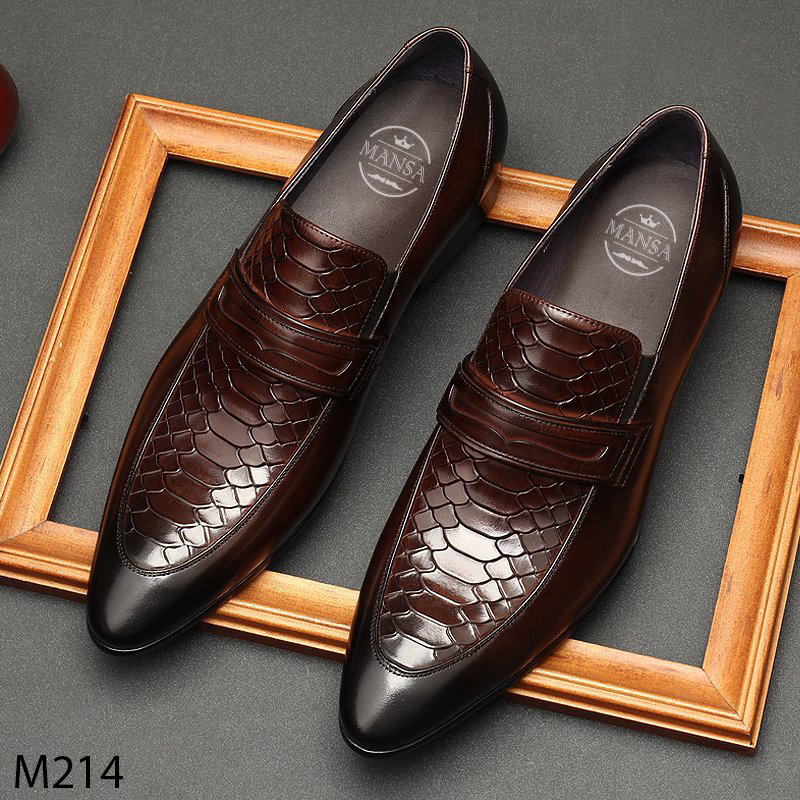 Mô tả sản phẩm giày công sở nam lười M214