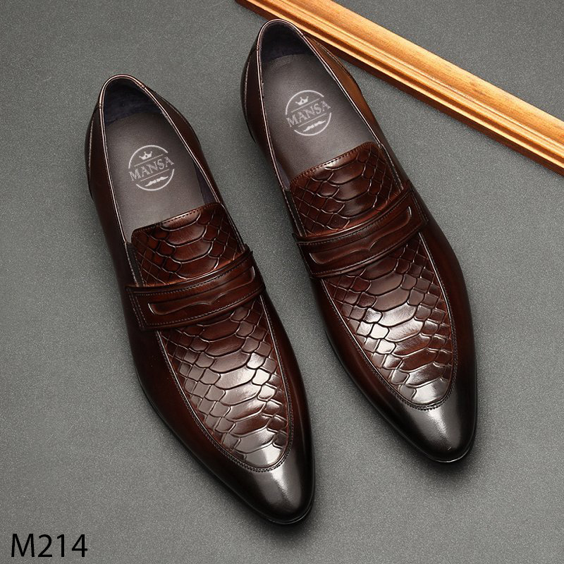 Mô tả sản phẩm giày công sở nam lười M214