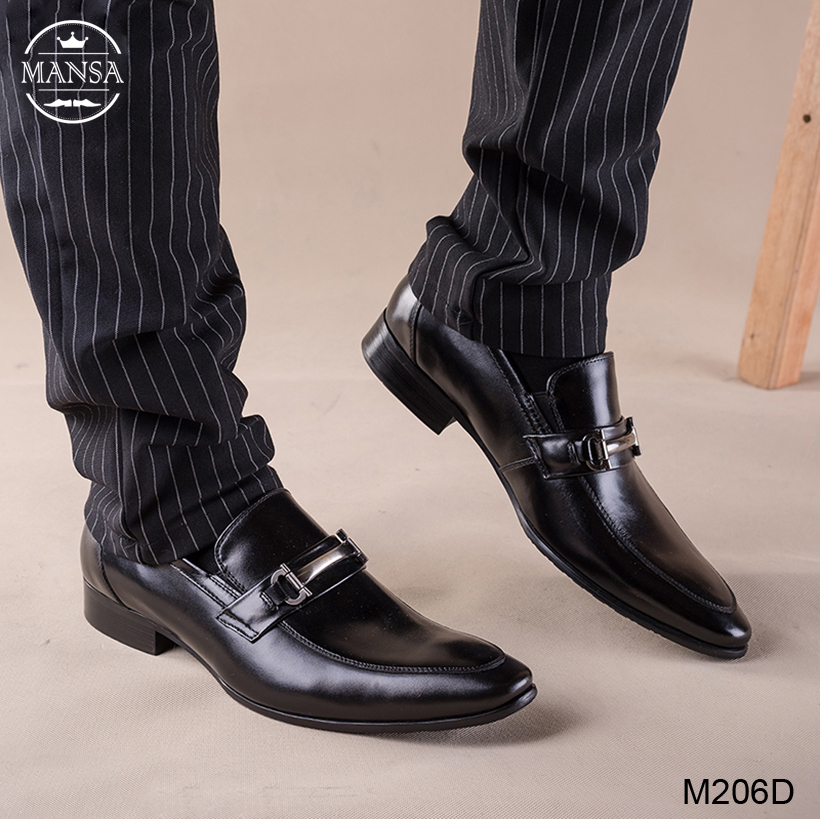giày lười nam da bò M206D