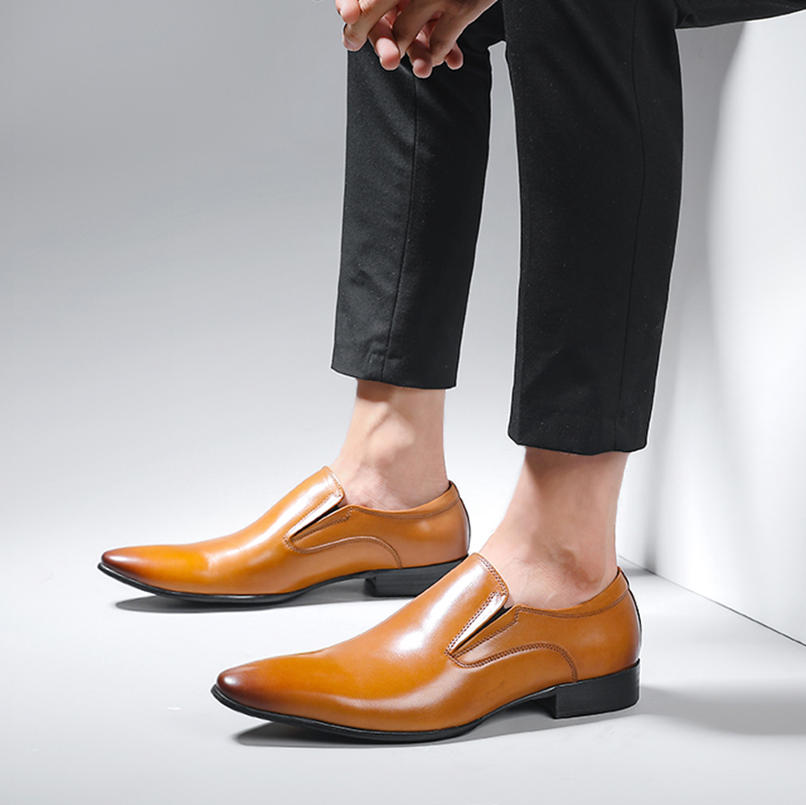 Giày lười nam màu vàng M201v